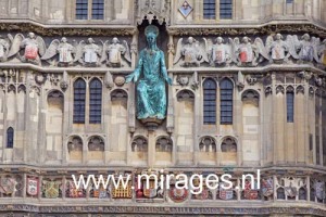 Entrance gate to cathedral grounds. Canterbury, England, UK.
